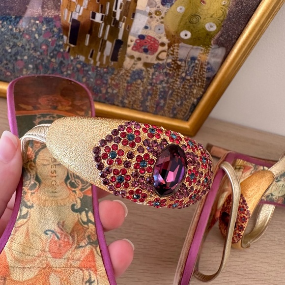 🌟SOLD🌟 Giuseppe Zanotti Embellished Heels - Picture 3 of 7